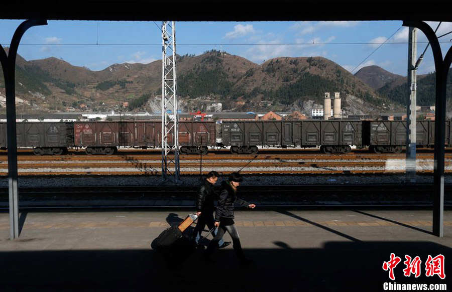 春運回程列車僅5名乘客 春運回程列車僅5名乘客