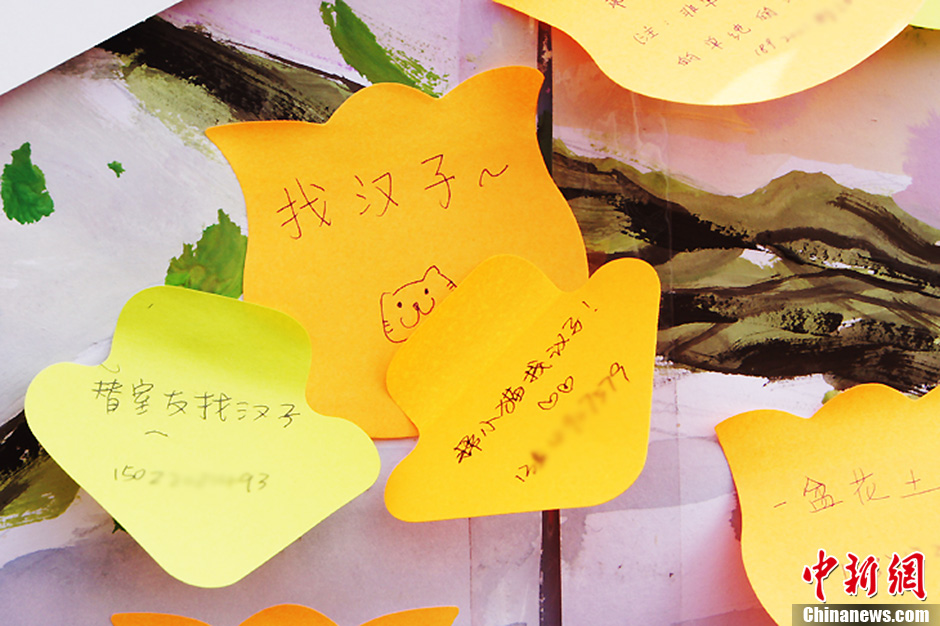 圖為南開(kāi)大學(xué)女生的“女生節(jié)”心愿。