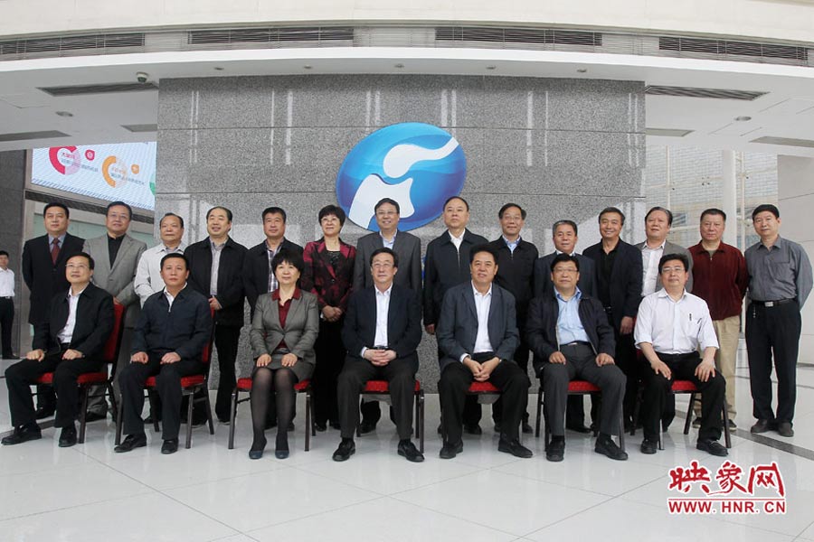 河南省委書記、省人大常委會主任郭庚茂視察河南電視臺 東方今報記者沈翔 劉棟杰/攝