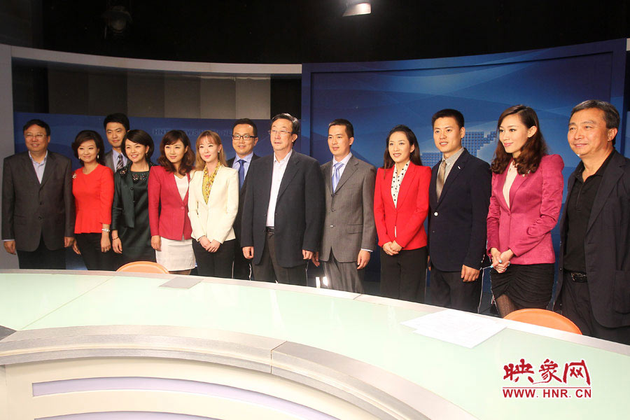 河南省委書記、省人大常委會主任郭庚茂視察河南人民廣播電臺 映象網(wǎng)記者邵恰 段晉哲/攝