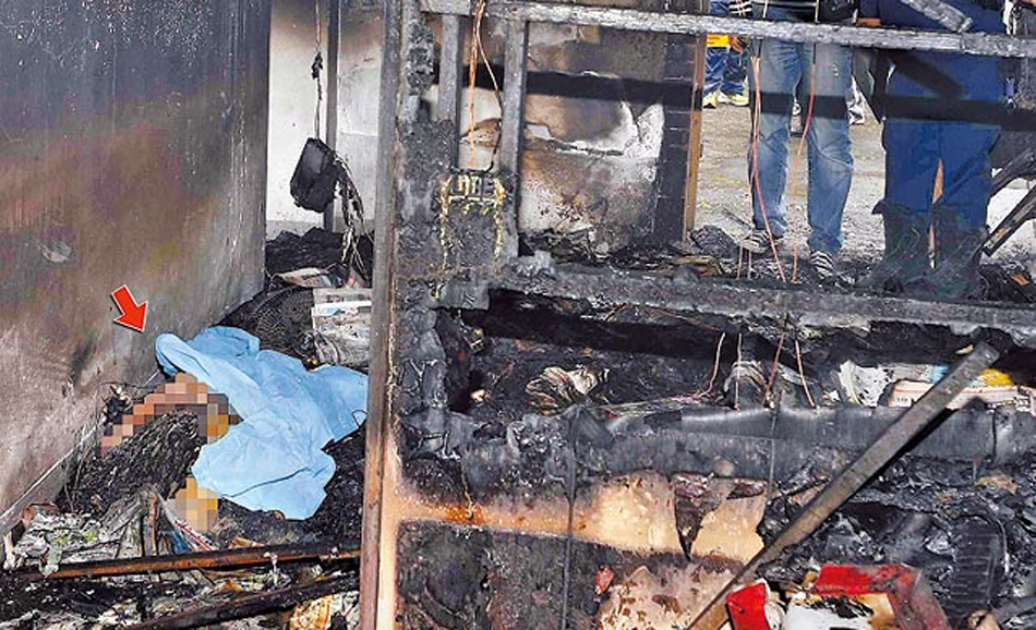 臺灣老翁玩性虐葬身火窟 臺灣老翁玩性虐葬身火窟