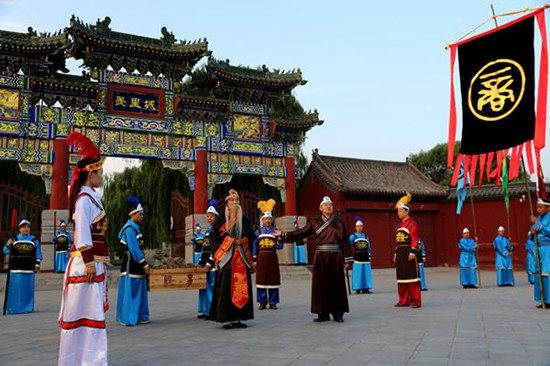 湯陰岳飛廟羑里城再現(xiàn)“宋代民俗”“商周風情” 湯陰岳飛廟羑里城再現(xiàn)“宋代民俗”“商周風情”