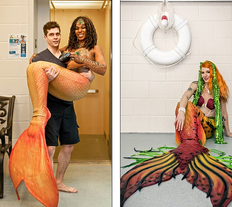 美國舉辦美人魚大會 超300名"人魚"盛裝參加 美國舉辦美人魚大會 超300名"人魚"盛裝參加