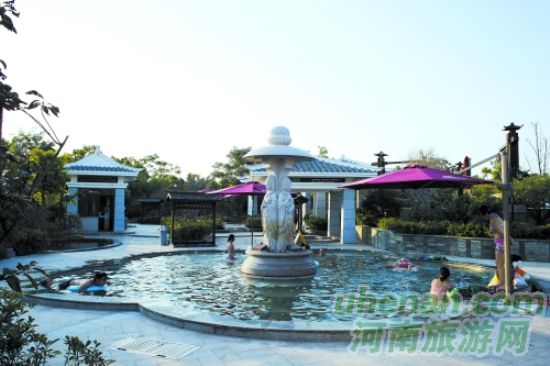 花都溫泉，從天空下走到房間里