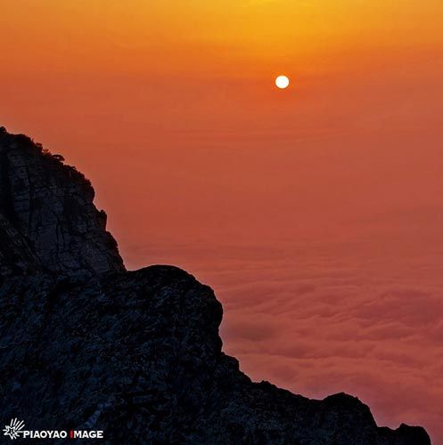 緋色云海 攝影:飄搖 緋色云海 攝影:飄搖