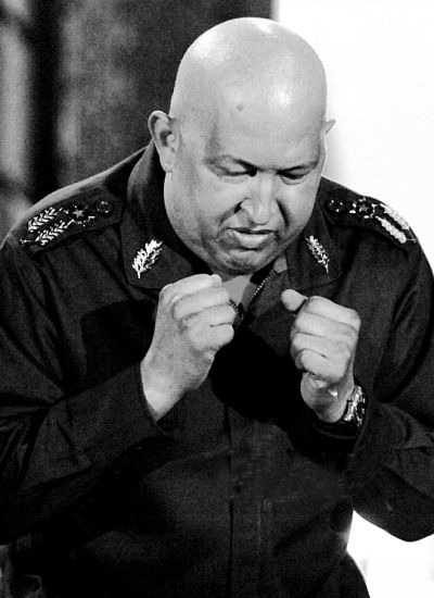 去年選舉期間，查韋斯造勢(shì)資料圖。