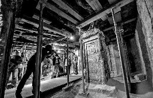 埃及首次向公眾開(kāi)放的古埃及法老圖坦卡蒙乳母之墓內(nèi)景。