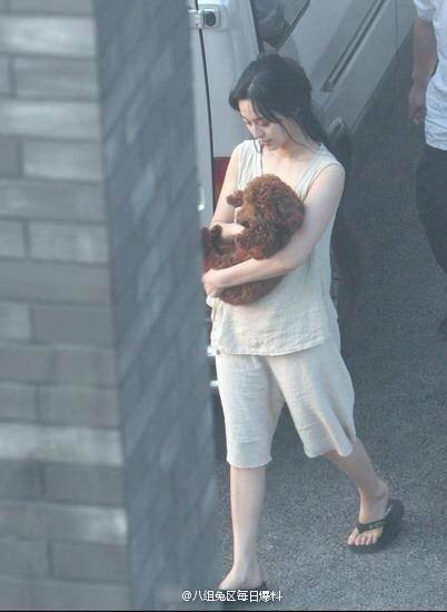 范冰冰穿睡衣遛狗 被指披個(gè)"麻袋"也很美 范冰冰穿睡衣遛狗 被指披個(gè)"麻袋"也很美