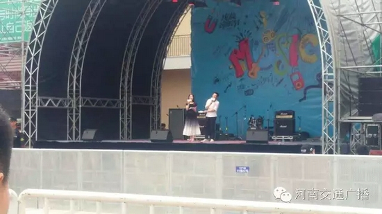河南交通廣播主持人佳音、彎彎、朱浩都登上了優(yōu)放舞臺(tái)，優(yōu)放，交廣在這里！