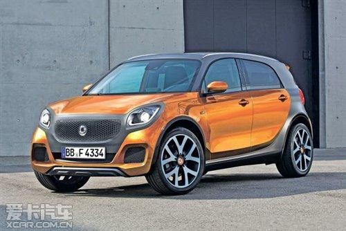 smart首款跨界SUV假想圖 smart首款跨界SUV假想圖