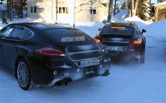 保時捷Panamera中期改款諜照 保時捷Panamera中期改款諜照