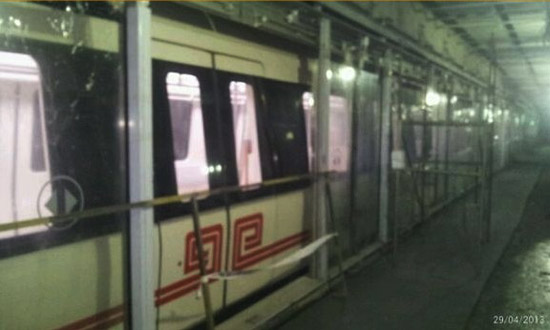 網(wǎng)友爆料鄭州地鐵已進行內部試運行