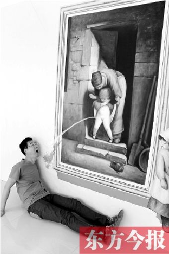 焦作首屆3D立體畫展引爆全城 焦作首屆3D立體畫展引爆全城