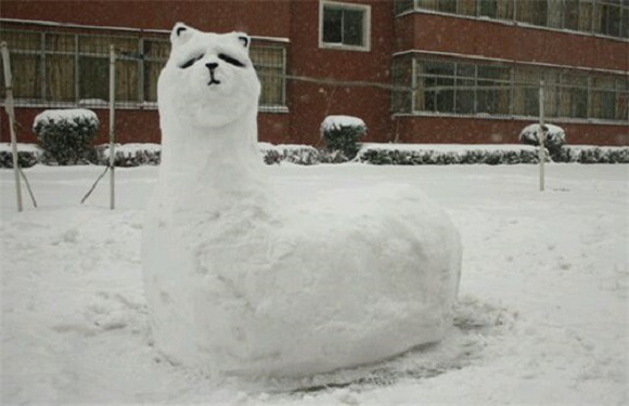 創(chuàng)意十足！日系列卡通雪人走紅