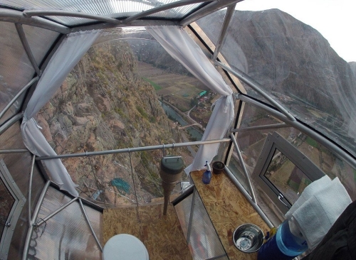 秘魯懸崖建玻璃酒店 懸半空需乘索道 秘魯懸崖建玻璃酒店 懸半空需乘索道