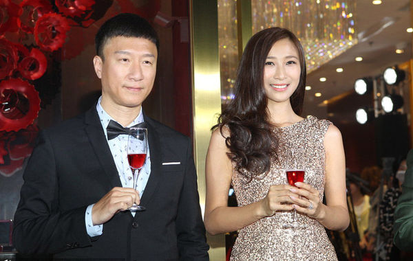 圖為孫紅雷、王駿迪夫婦。