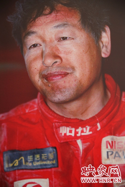 盧寧軍賽場的一刻。