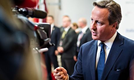 　資料圖：英國首相卡梅倫。