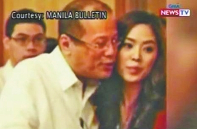 2012年,阿基諾三世與比自己小23歲的韓裔女主播格雷斯·李在一起。