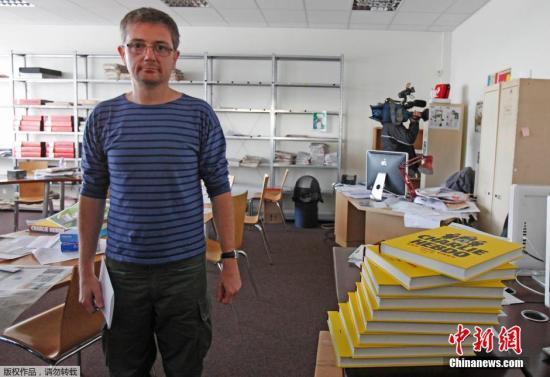 圖為昔日法國《查理周刊》雜志社總部內(nèi)景。