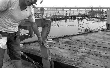 鼻孔里凝著血痂、全身多處擦傷的周先生仍有些驚魂未定。